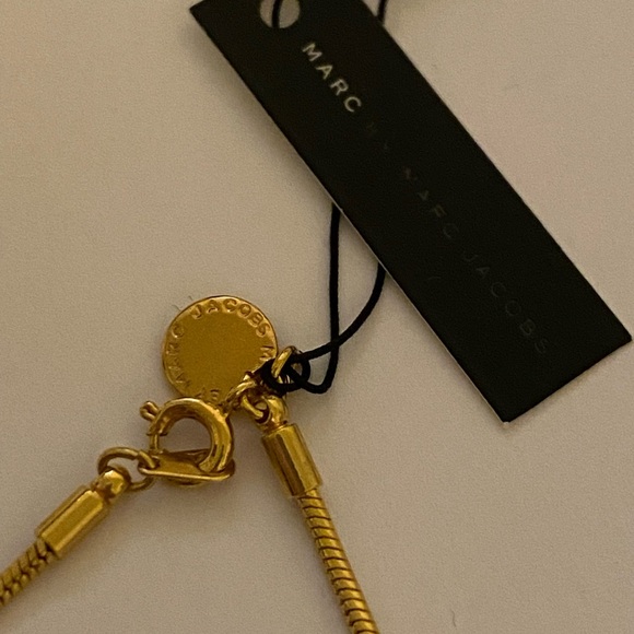 NWT Marc By Marc Jacobs Green & Gold Necklace - Picture 11 of 13